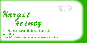 margit heintz business card